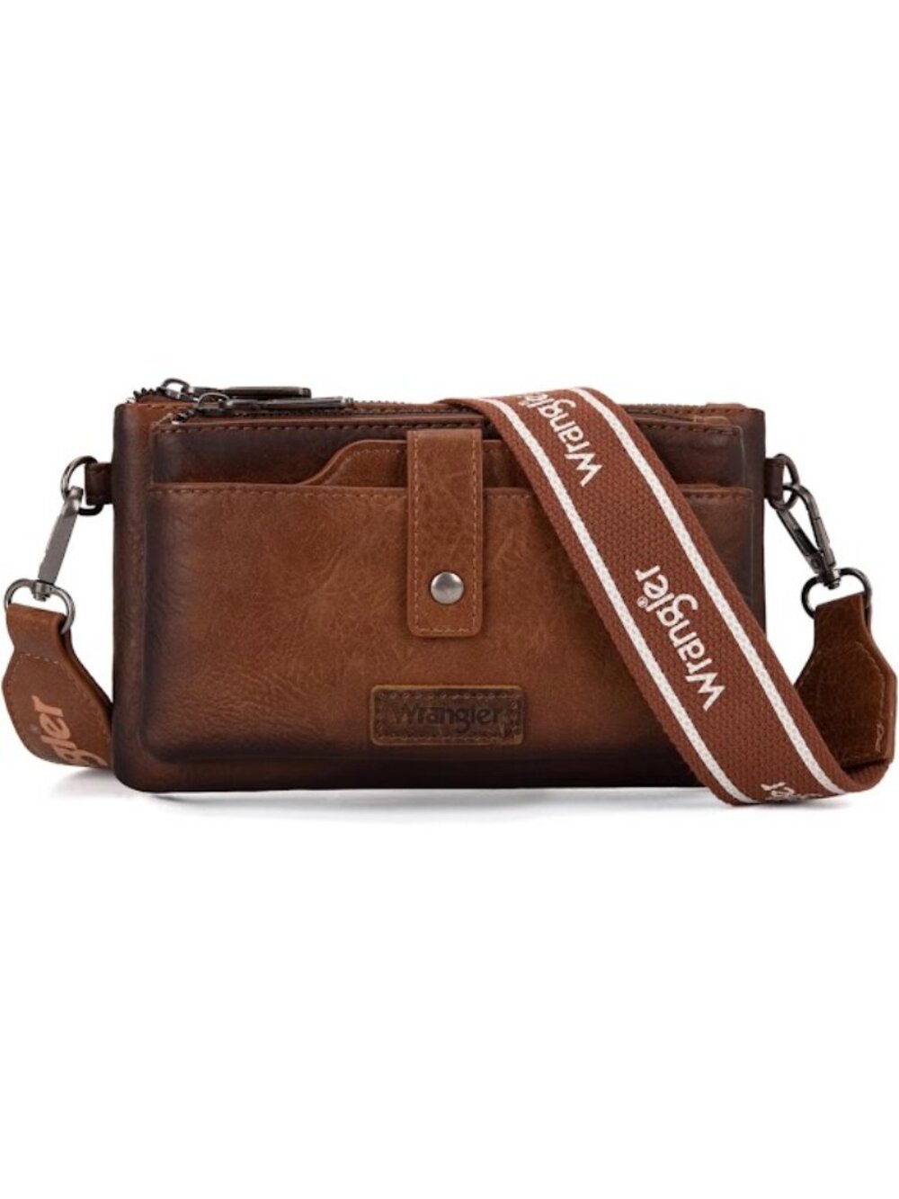 NWT Wrangler Brown Crossbody Bag New In Packaging